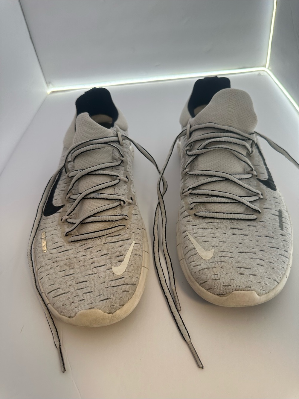 Nike Free Run 5.0 Next Nature Men’s Running Shoes Light Bone/Black Size 11